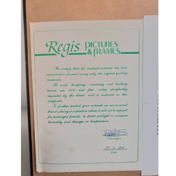 Maynard Reece 'Autumn Wings' Limited Edition Signed Print with 2 Stamps– Framed - Picture 8 of 10